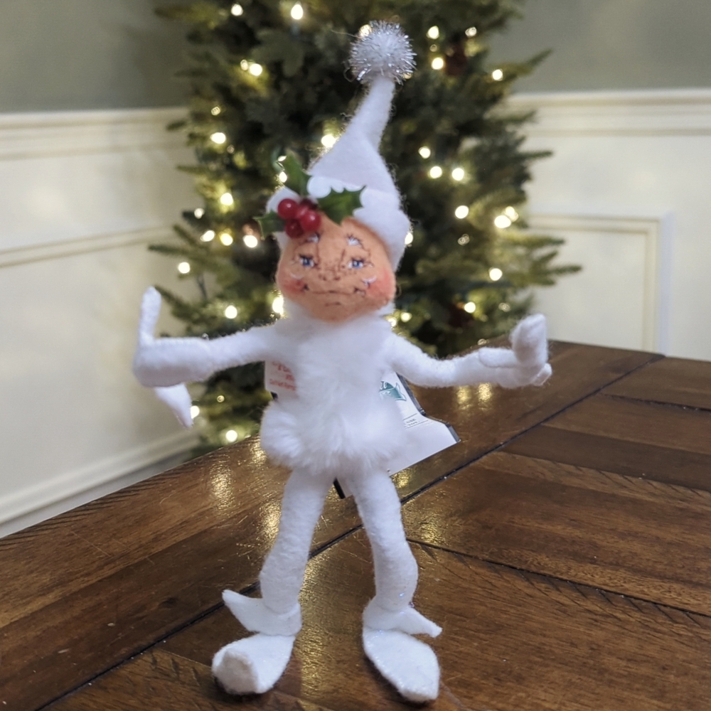 Annalee 2003 5" Christmas Elf - White Figure 734203